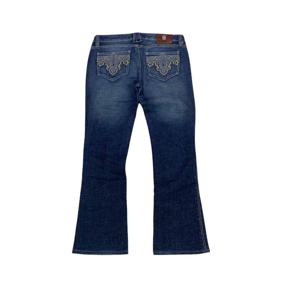 Antik Denim Jeans Low Rise Boot Cut Womens Size 29 Medium Wash Denim